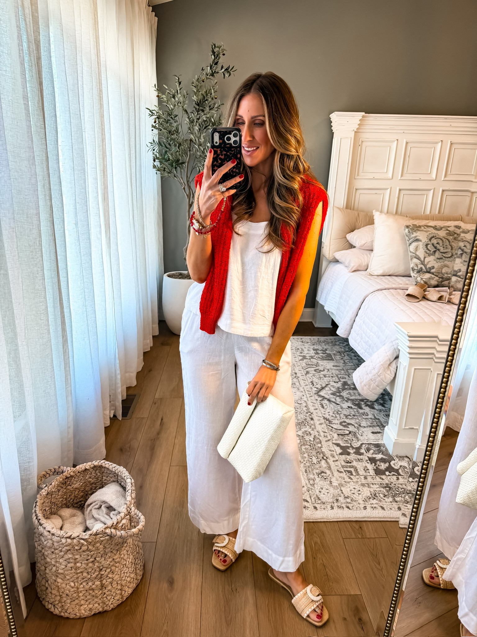 Cute, casual, and effortless spring outfit, vacation outfit, beach outfit, spring break, linen pants, cardigan, themominstyle 

#LTKootd #LTKSeasonal #LTKSpringSale