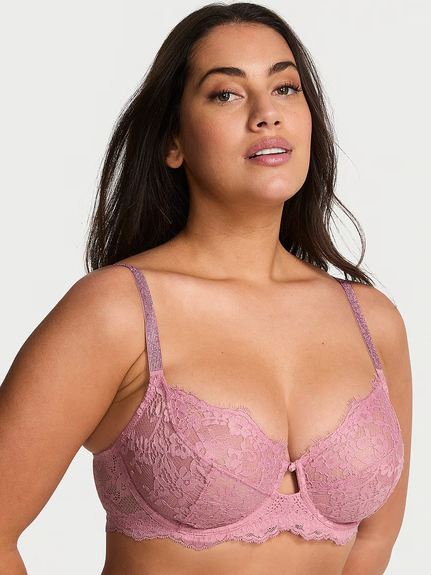 Buy The Fabulous by Victoria's Secret Lace Full-Cup Bra, Black - Order Bras online - Victoria's S... | Victoria's Secret (US / CA )