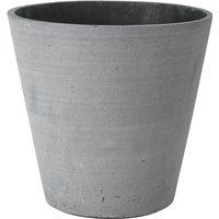 Blomus Coluna Flower Pot - Dark Grey 24cm x 26cm | Coggles (Global)