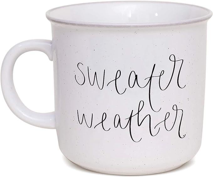 Amazon.com: Sweet Water Decor Fall Coffee Mugs | Seasonal 16oz Ceramic Campfire Coffee Cup | Micr... | Amazon (US)