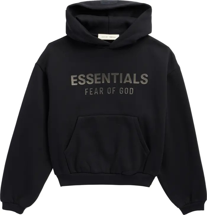 Kids' Metallic Logo Fleece Hoodie | Nordstrom