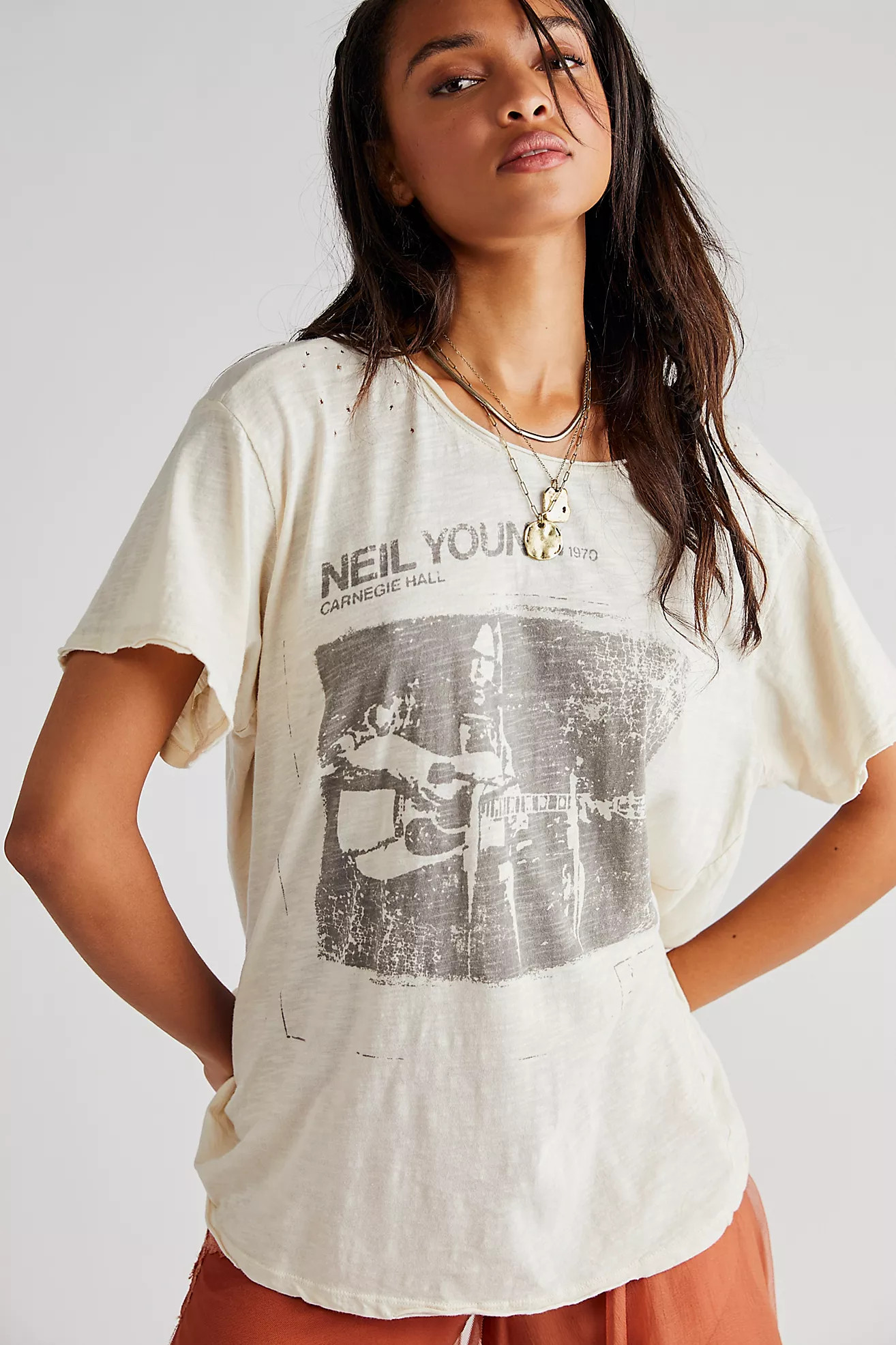 Carnegie Hall Tee | Free People (Global - UK&FR Excluded)