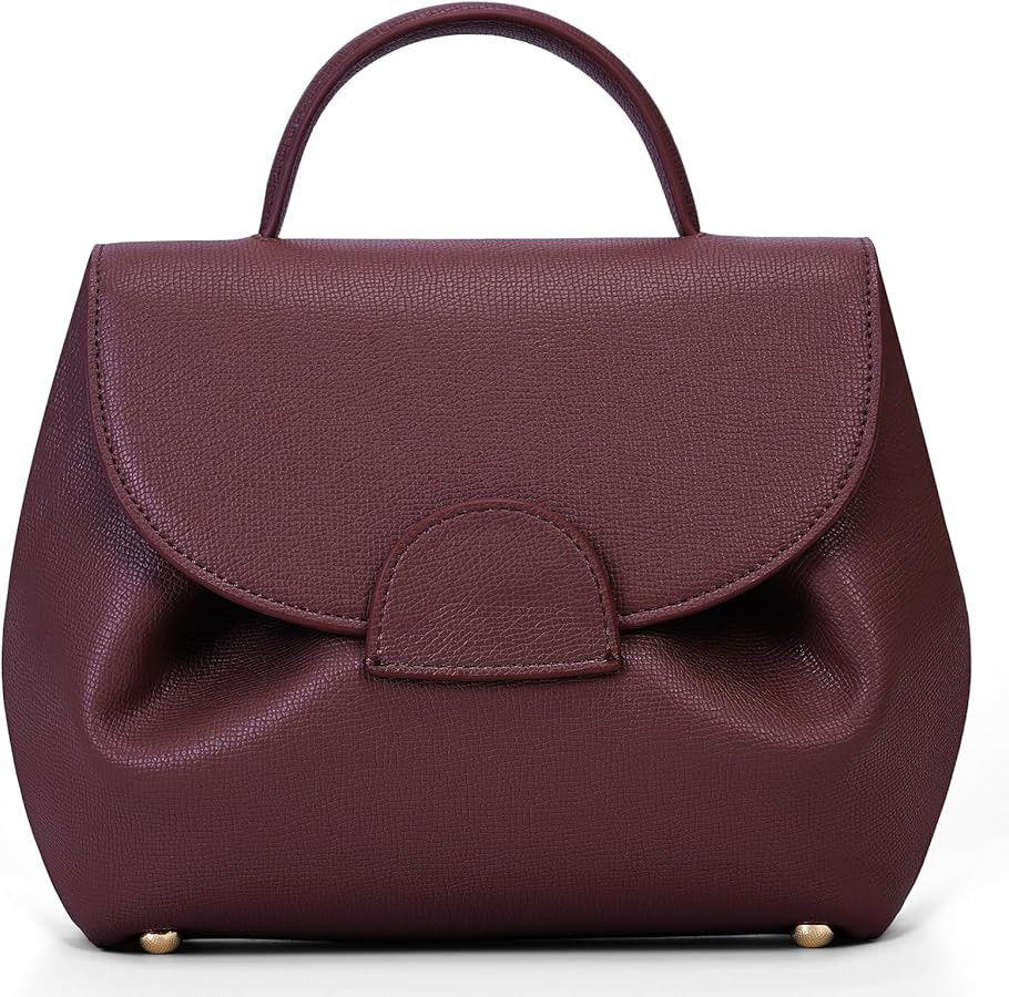 Small Top Handle Bag Crossbody Bags Purses for Women Designer Luxury Mini Faux Leather Shoulder B... | Amazon (US)