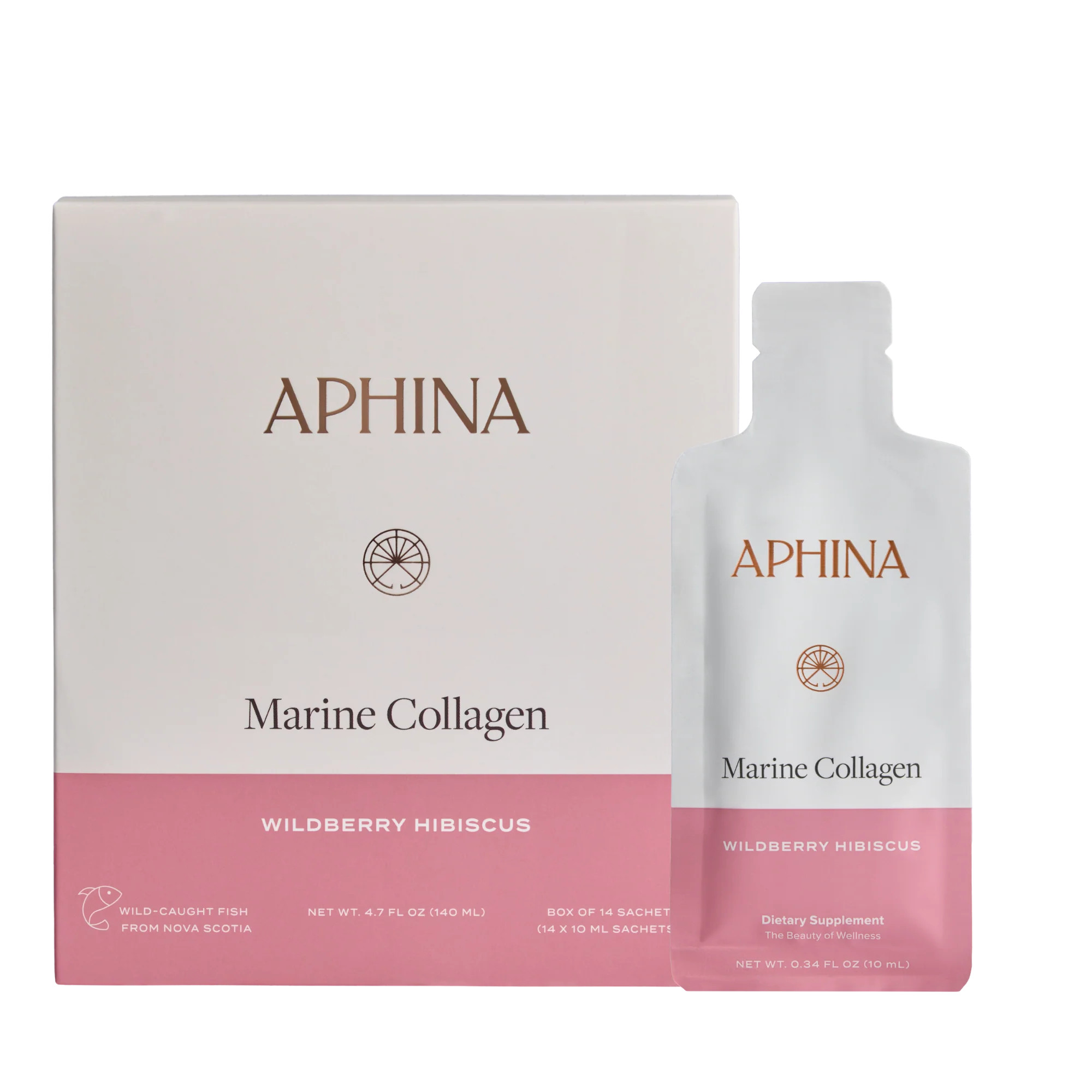 Marine Collagen Sachets (14-pack) - Wildberry Hibiscus | Aphina