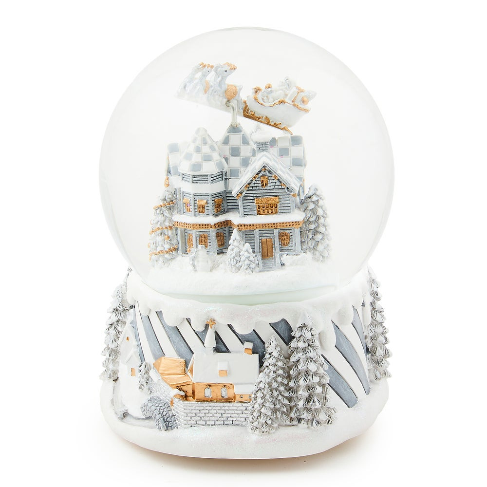 Sterling Village Snow Globe | MacKenzie-Childs