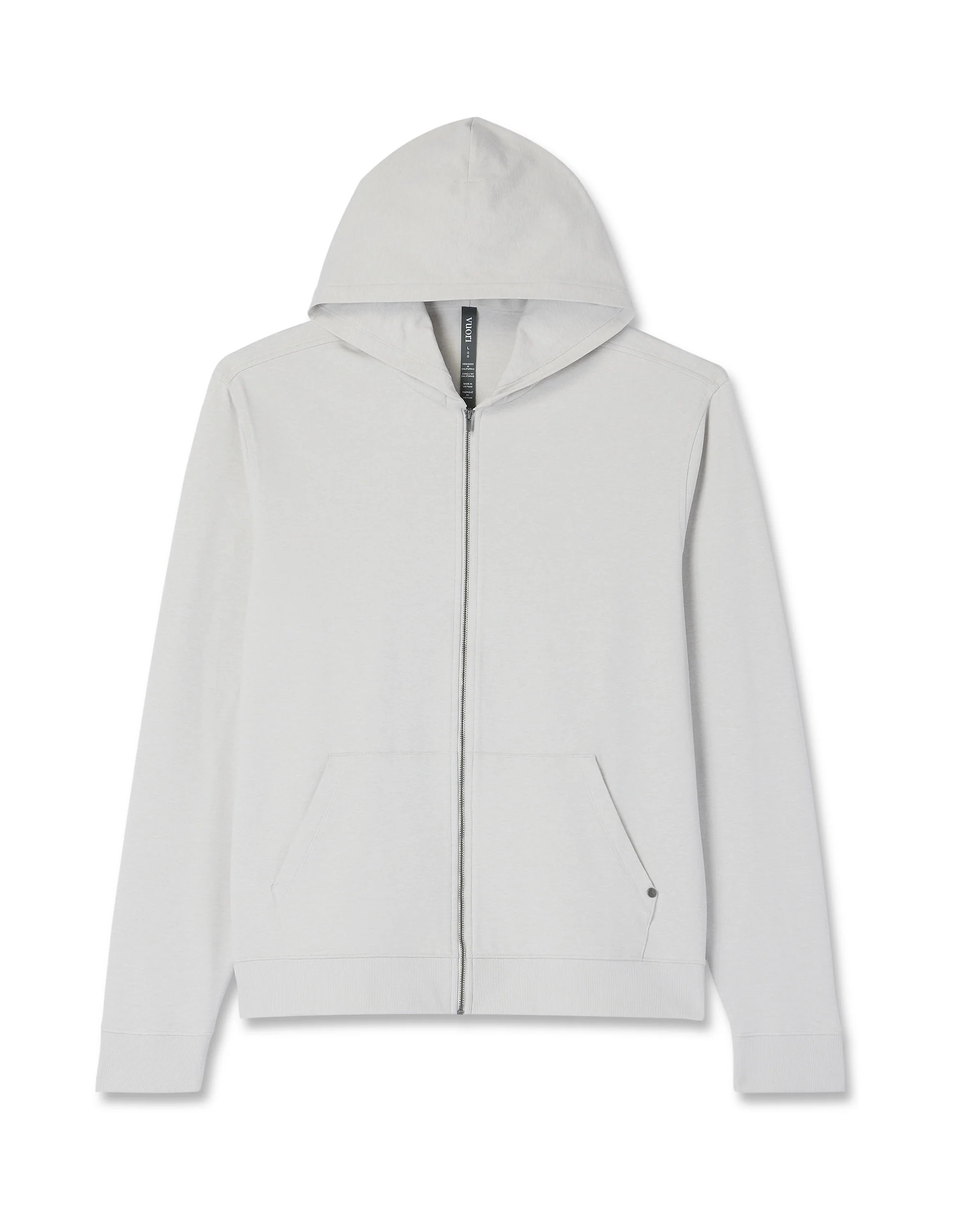 Coronado Full Zip Hoodie 2.0 | Men's Salt Heather Jacket | Vuori | Vuori Clothing (US & Canada)