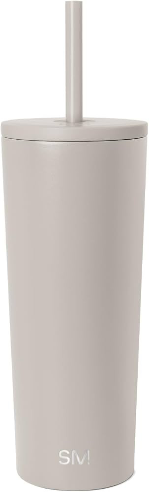 Simple Modern Classic Tumbler with Straw Lid | Insulated Iced Coffee Cup Reusable Stainless Steel... | Amazon (US)