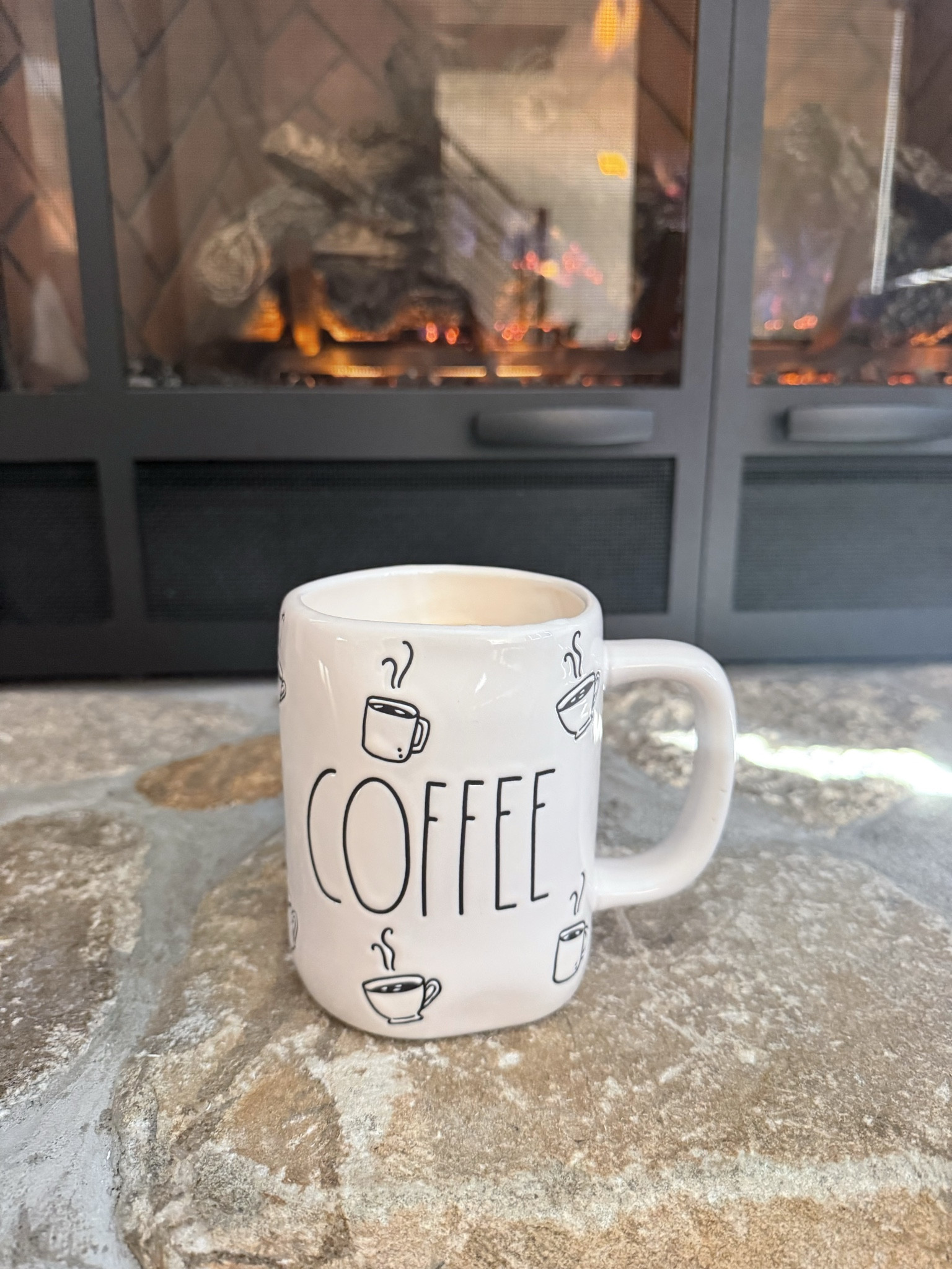 Morning coffee. I love my rae dunn mugs. They keep my coffee and tea hot and microwave so well. 

#LTKmorningroutine #LTKPetite #LTKHome