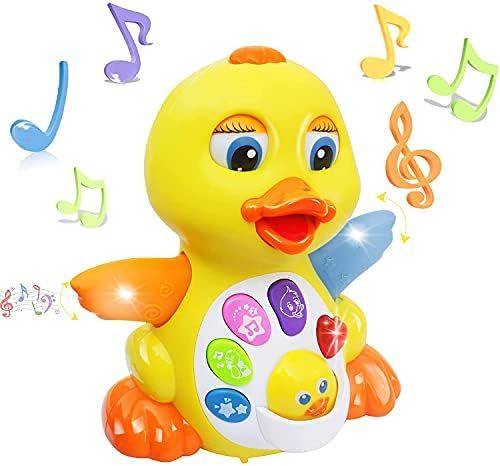 Amazon.com: MOONTOY Duck Toy, Musical Toys for 1 Year Old, Musical Baby Toys 6 12 Month Gift for ... | Amazon (US)