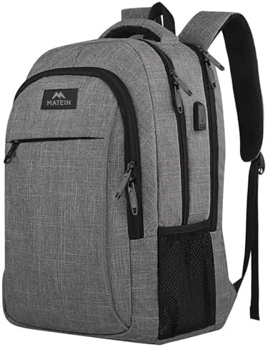MATEIN Travel Laptop Backpack, Business Anti Theft Slim Sturdy Laptops Backpack with USB Charging... | Amazon (US)
