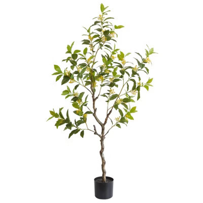 Osmanthus Flowers Artificial Tree, I Living Room Porch Fake Plants Bonsai Treendoor Decoration Faux Plant | Target