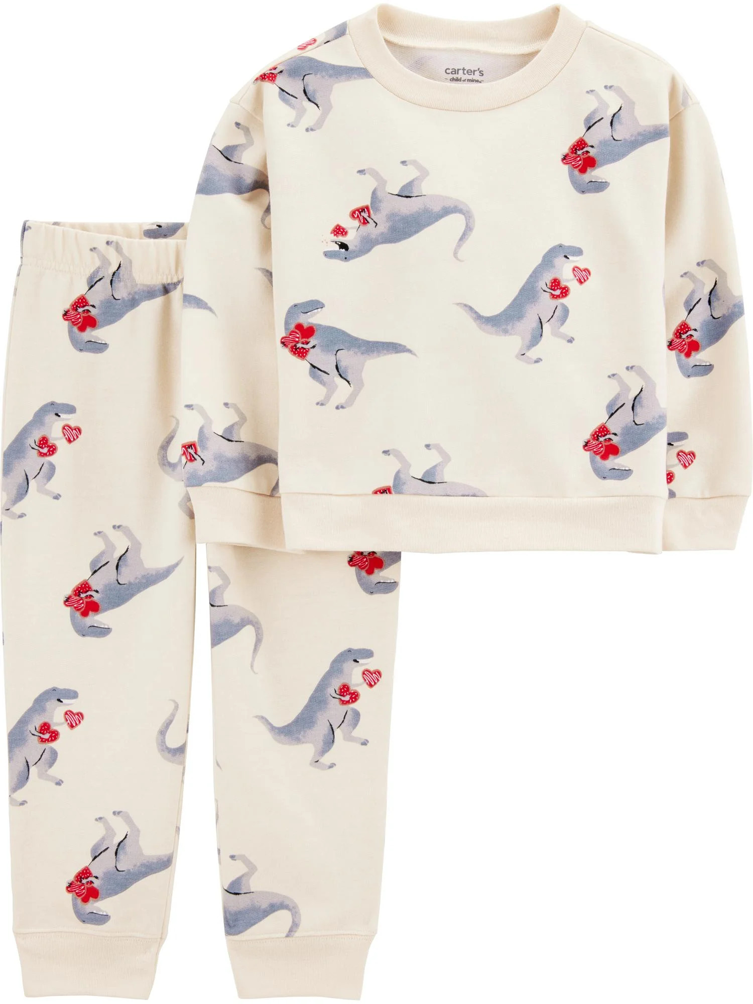 Carter's Child of Mine Toddler Boy Valentine's Day Outfit Set, 2-Piece, Sizes 12M-5T | Walmart (US)