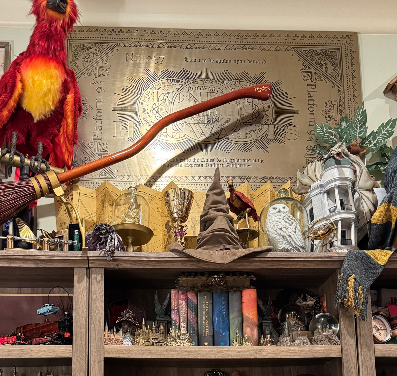 Harry Potter Hogwarts Express Golden Ticket Wall Art