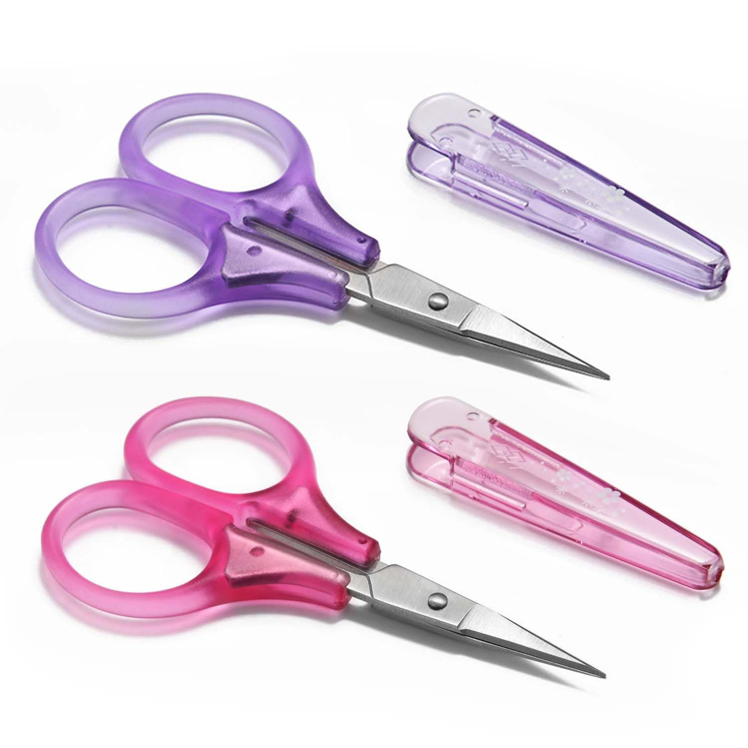 Small Craft Scissors, 3" Tiny Travel Scissors Tsa Compliant with Cover, Sharp Scissors all Purpos... | Amazon (US)