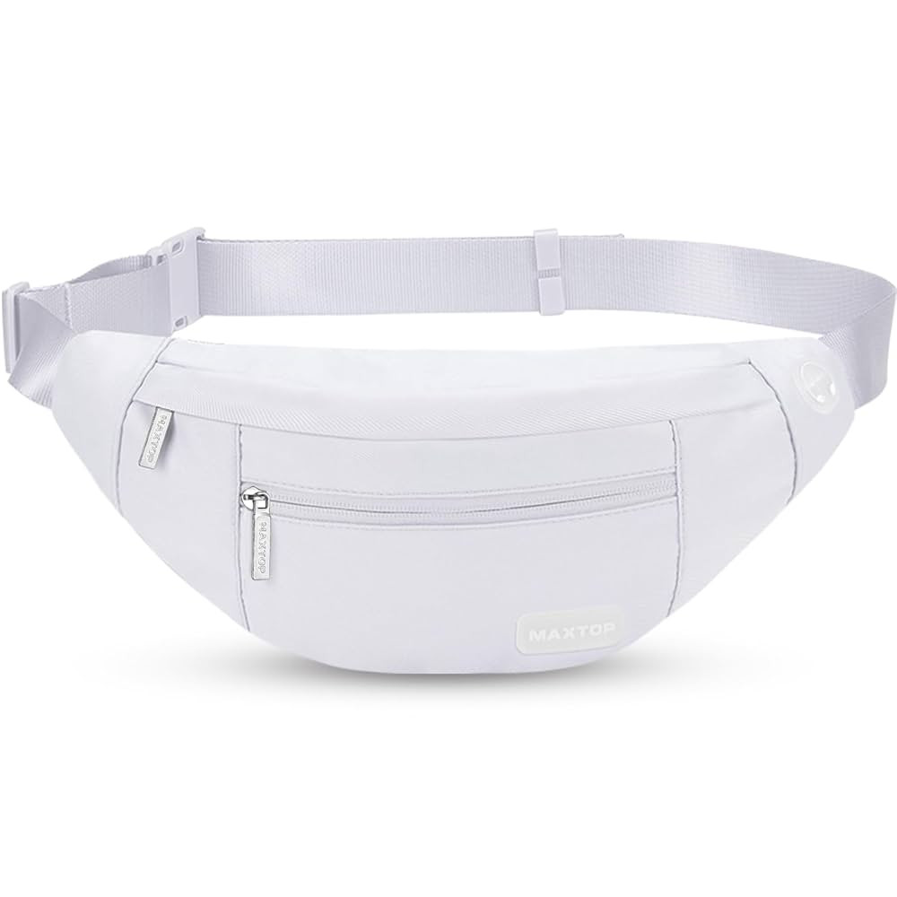 MAXTOP Large Crossbody Fanny Pack with 4-Zipper Pockets,Gifts for Enjoy Sports Festival Workout T... | Amazon (US)