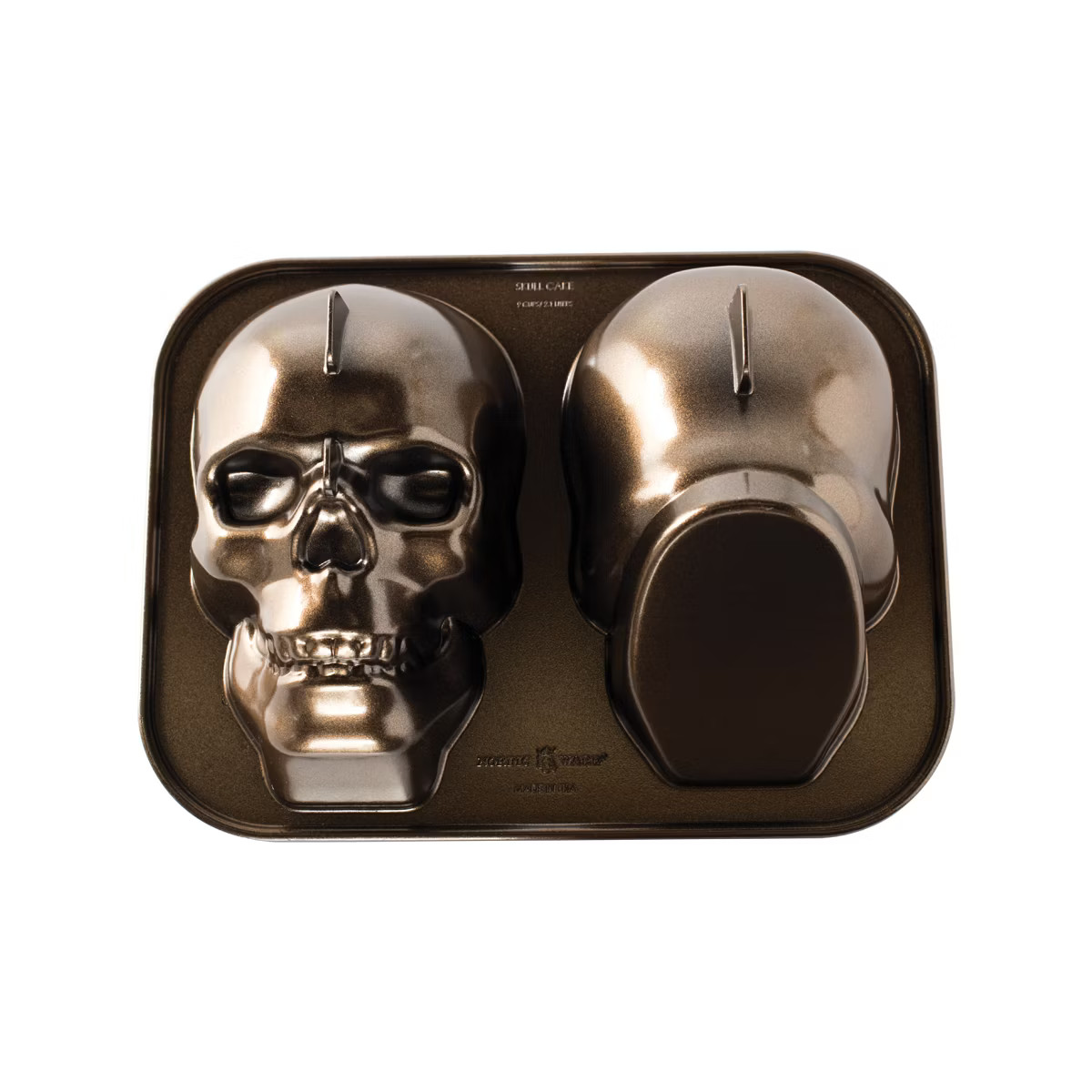 Nordic Ware Haunted Skull Pan - Brown | Target