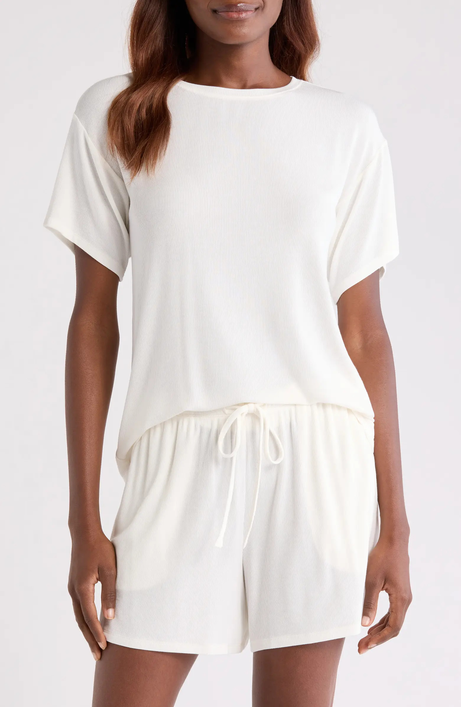 Moonlight Eco Easy Rib Short Pajamas | Nordstrom