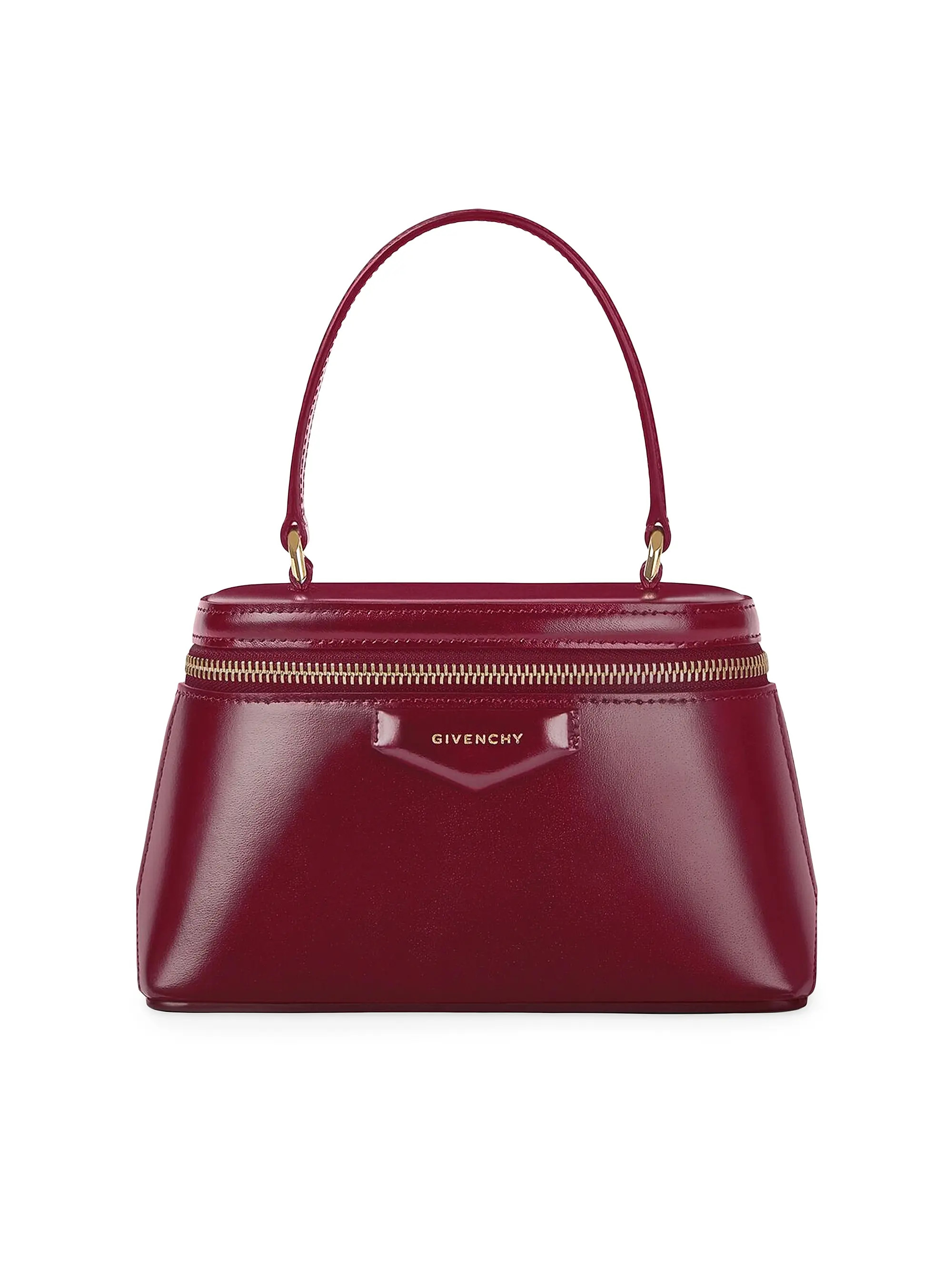 Antigona Vanity Bag in Box Leather with Chain | Saks Fifth Avenue