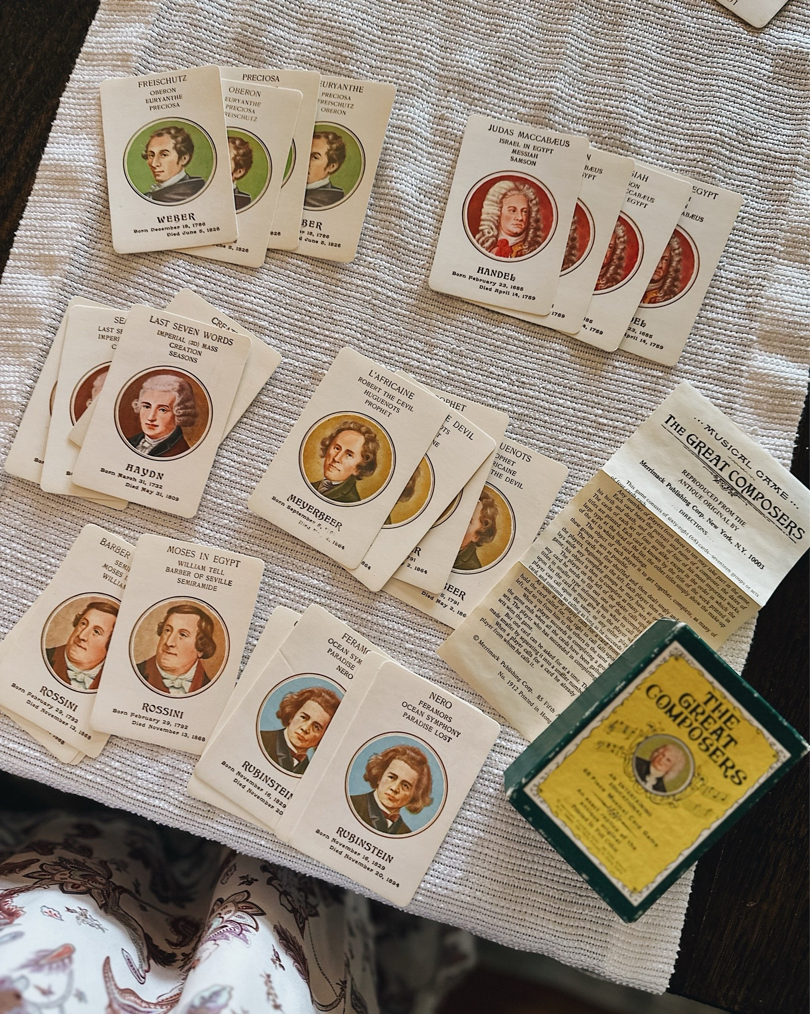 Vintage Great Composers Card Game

#LTKdayinmylife #LTKHome #LTKstorytime