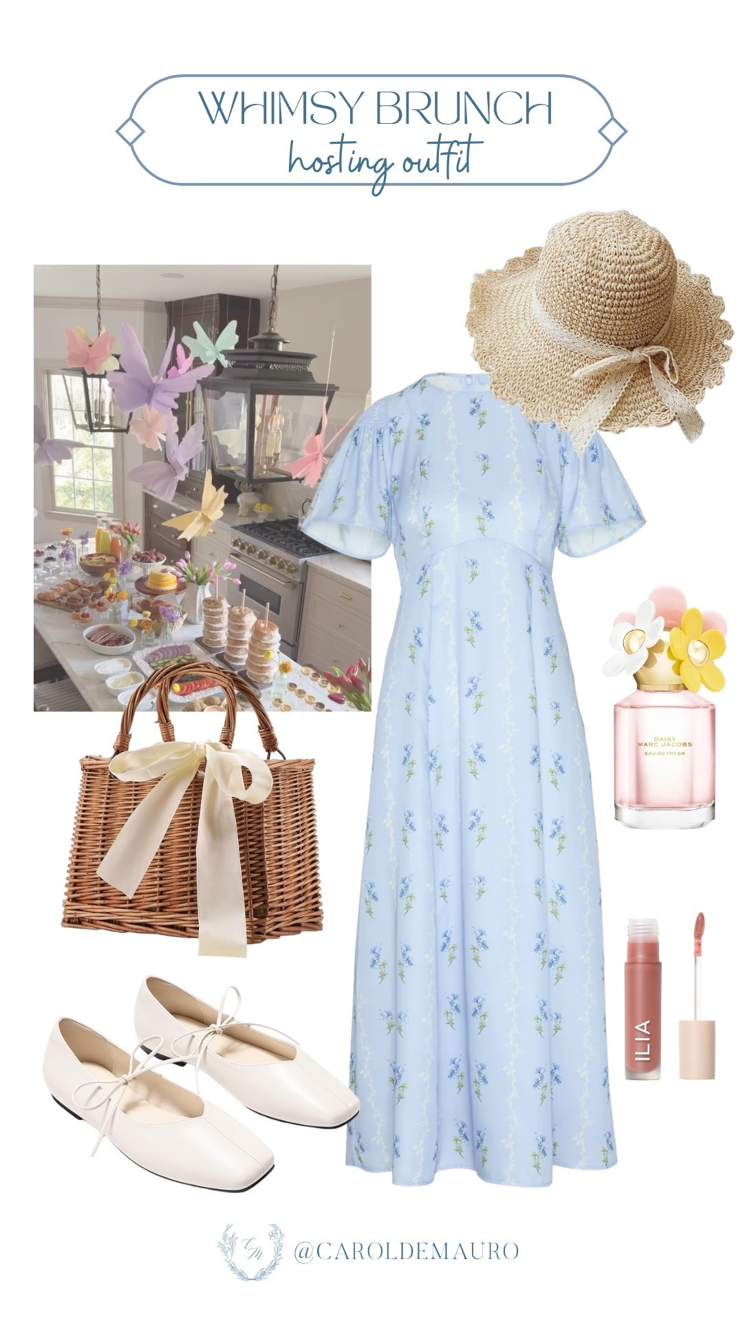 Soft florals, a floppy straw hat, and ballet flats — this is the outfit you wear when you want your brunch to feel like a fairytale.

brunch outfit, whimsy, summer outfit, outfit inspo, floral style, petite fashion, modest style

#LTKootd #LTKPetite #LTKU