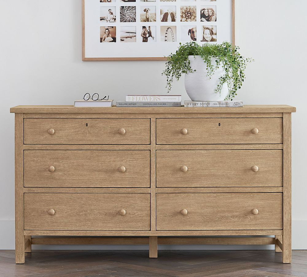 Farmhouse 6-Drawer Dresser (66") | Pottery Barn (US)