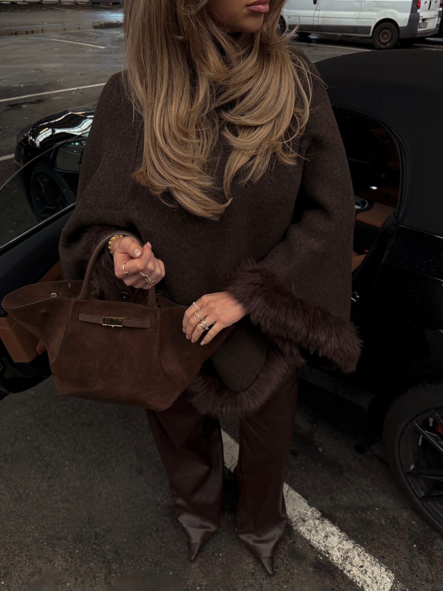 All brown old money look 