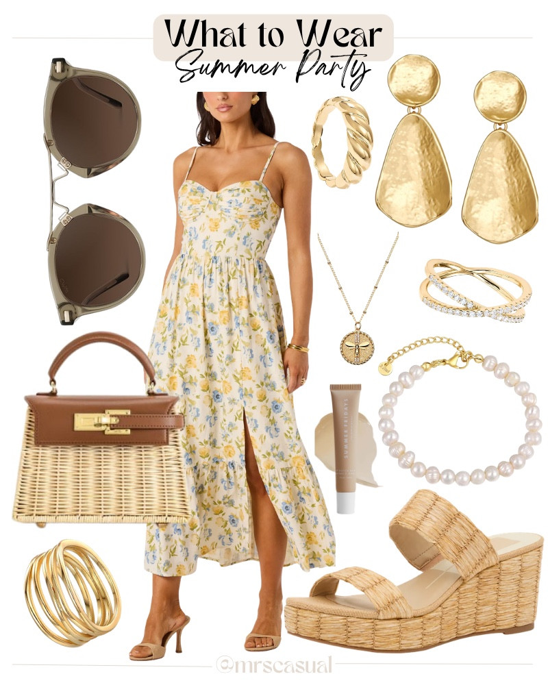Summer party outfit solved 🌼✨ This dress is giving effortless elegance. 🔗⬇️

#LTKmomlife #LTKSeasonal #LTKOver40