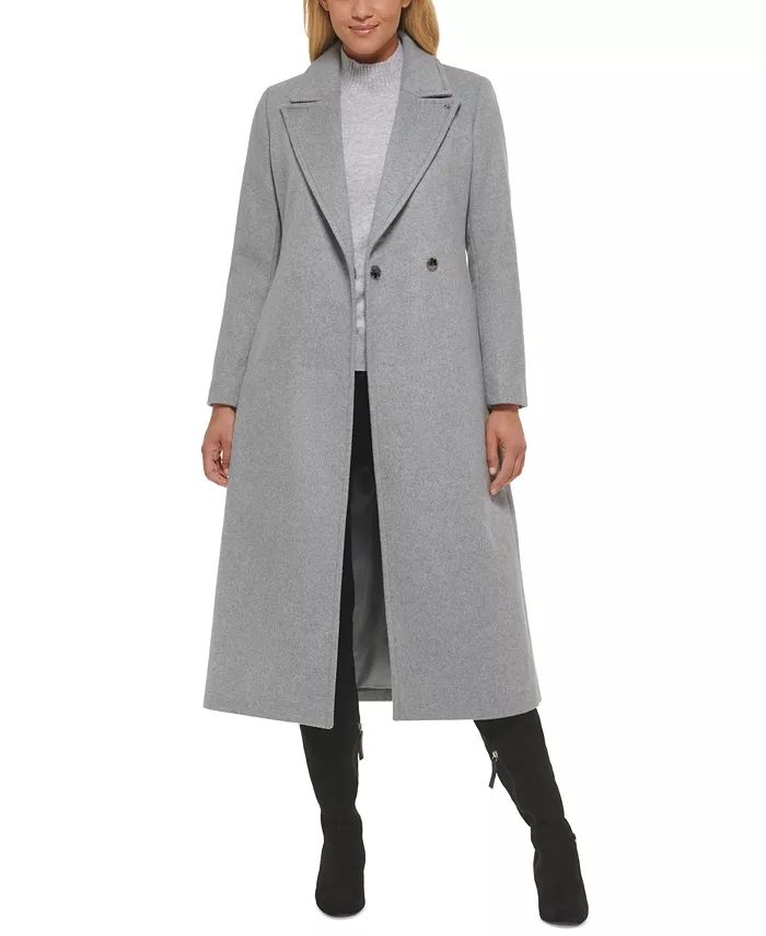 Calvin Klein Women's Belted Wrap Coat & Reviews - Coats & Jackets - Women - Macy's | Macys (US)