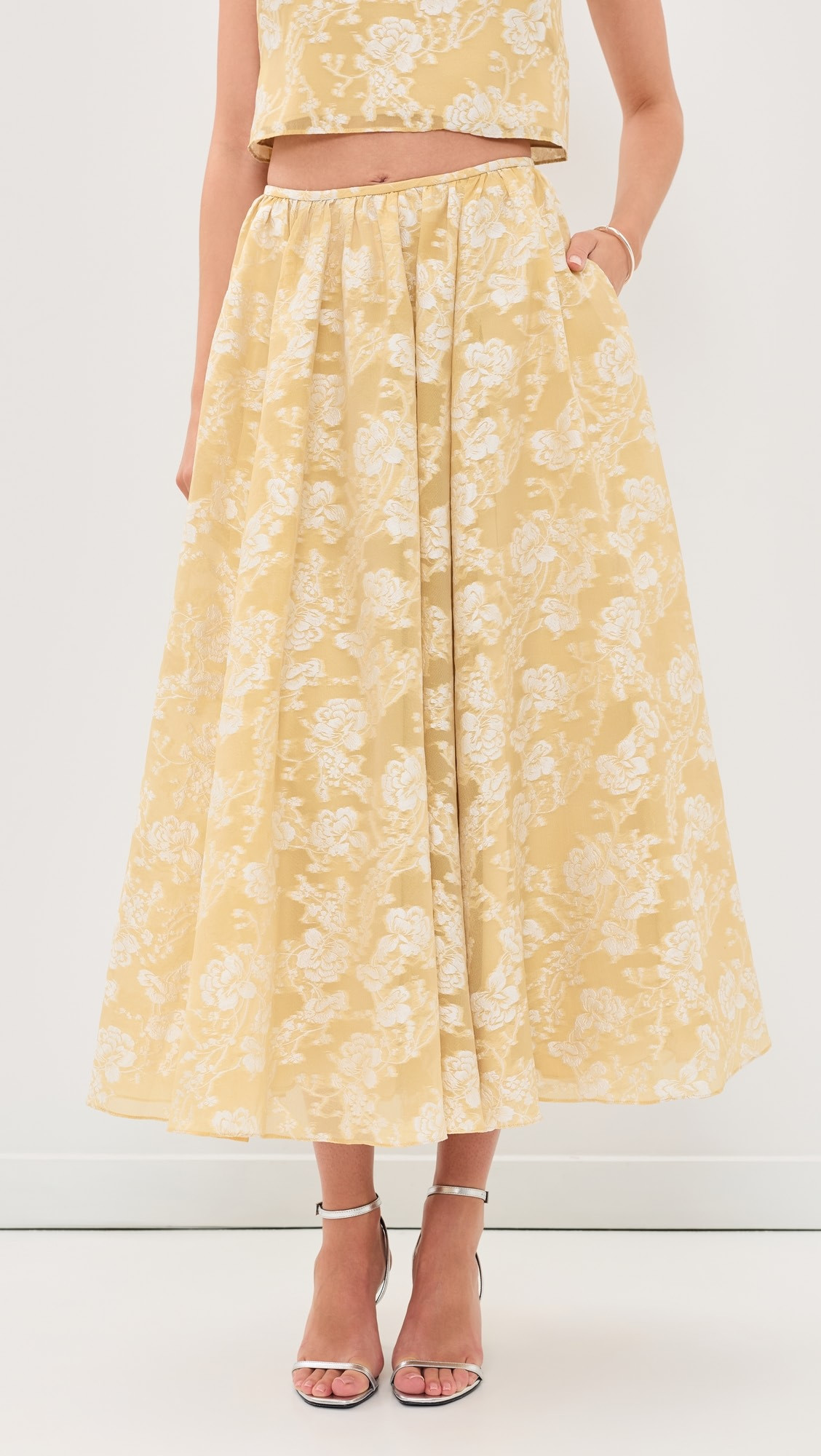 Cinq à Sept Organza Jacquard Ruth Skirt | Shopbop | Shopbop