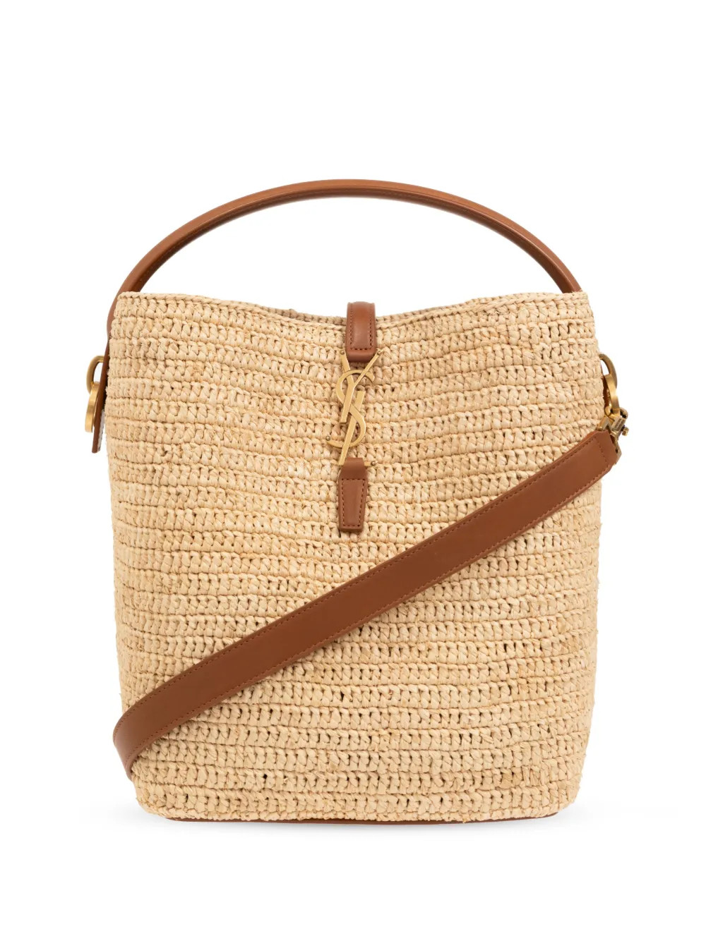 LE 37 raffia bucket bag | Farfetch Global