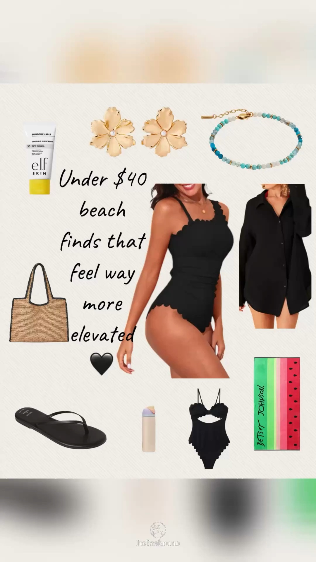 Under $40 beach finds that feel way more elevated 🖤

From flattering scalloped one-pieces to the easiest oversized coverup + chic neutral accessories — these are the pieces I’d pack on repeat.

Effortless, neutral, and actually affordable 🤍 @Target 

Circle Deal Days start tomorrow (3/25) — but some items may go fast 👀

#Ad #TargetStyle #AffordableFinds #LTKSwim #BeachEssentials #Under40Style #ResortStyle #LTKFinds


#LTKSeasonal #LTKSwim #LTKootd