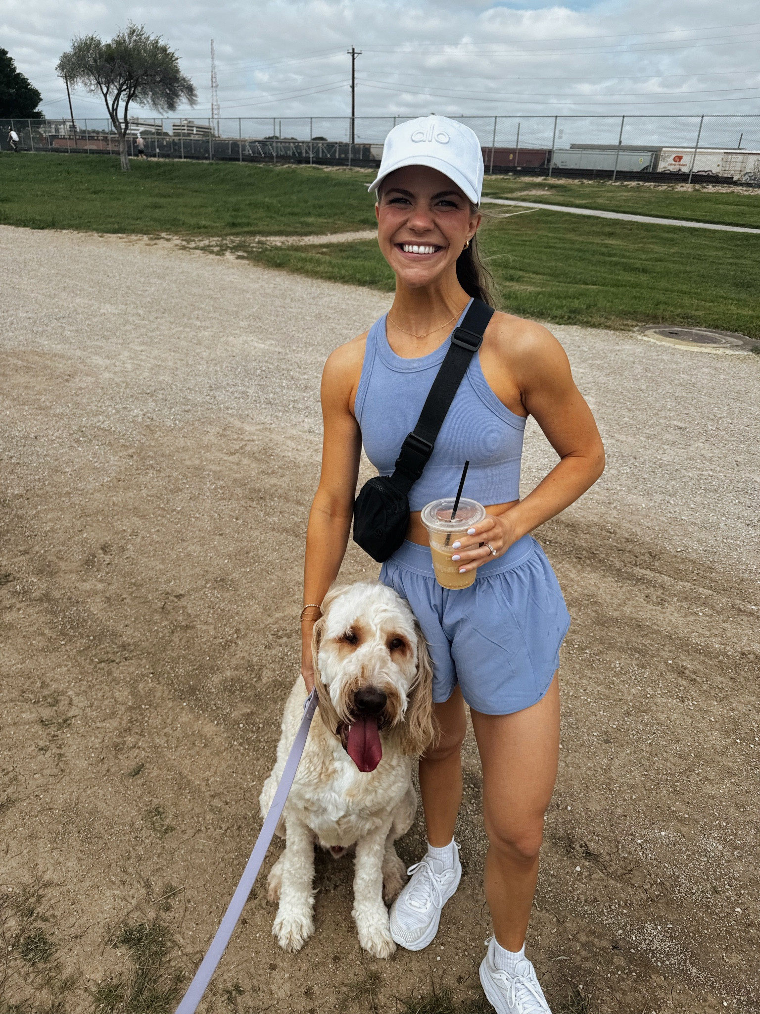 Walks on the trail outfit!!  Obsessed with this alo set! 

#LTKStyleTip #LTKActive #LTKFitness