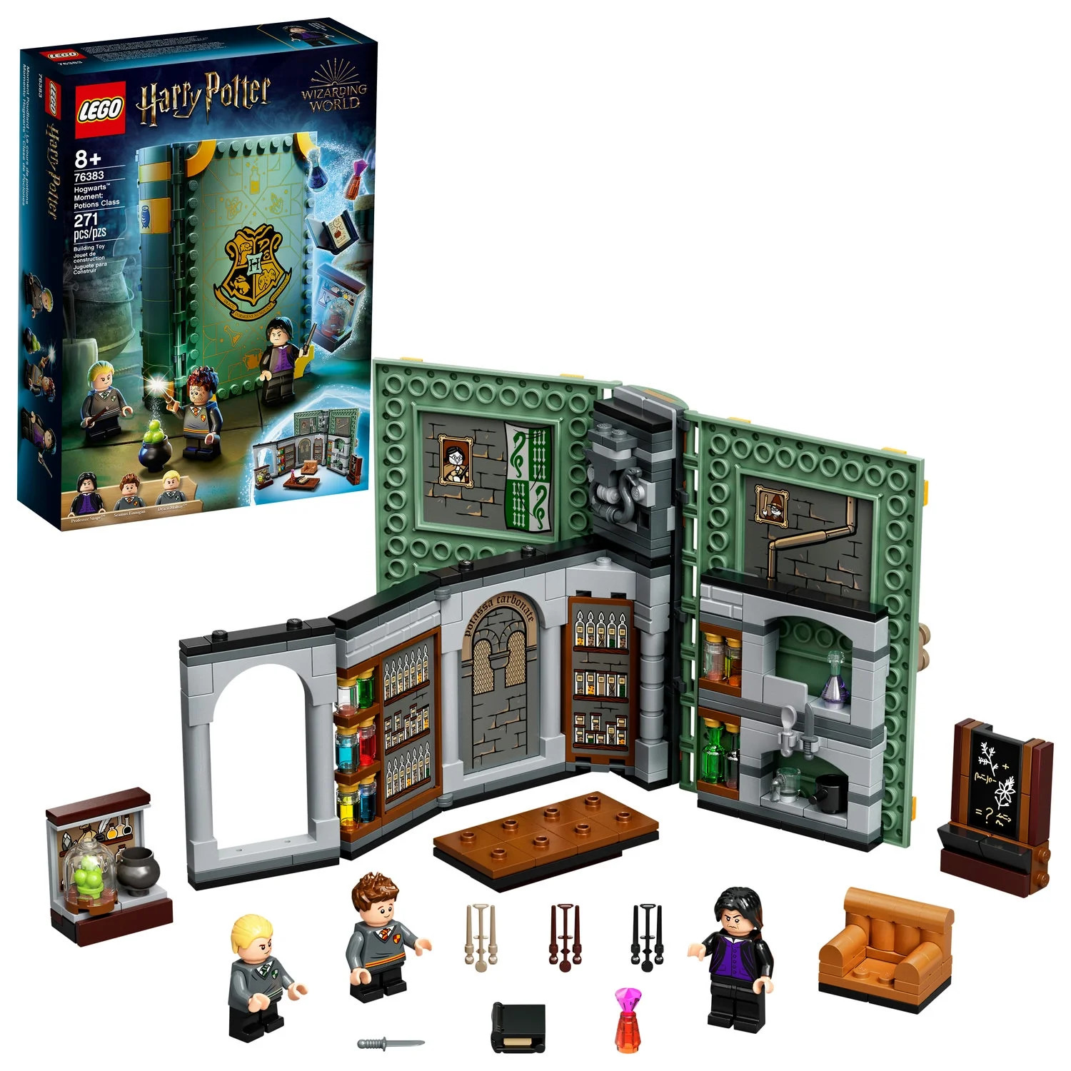 LEGO Harry Potter Hogwarts Moment: Potions Class 76383 Brick-Built Playset (270 Pieces) - Walmart... | Walmart (US)
