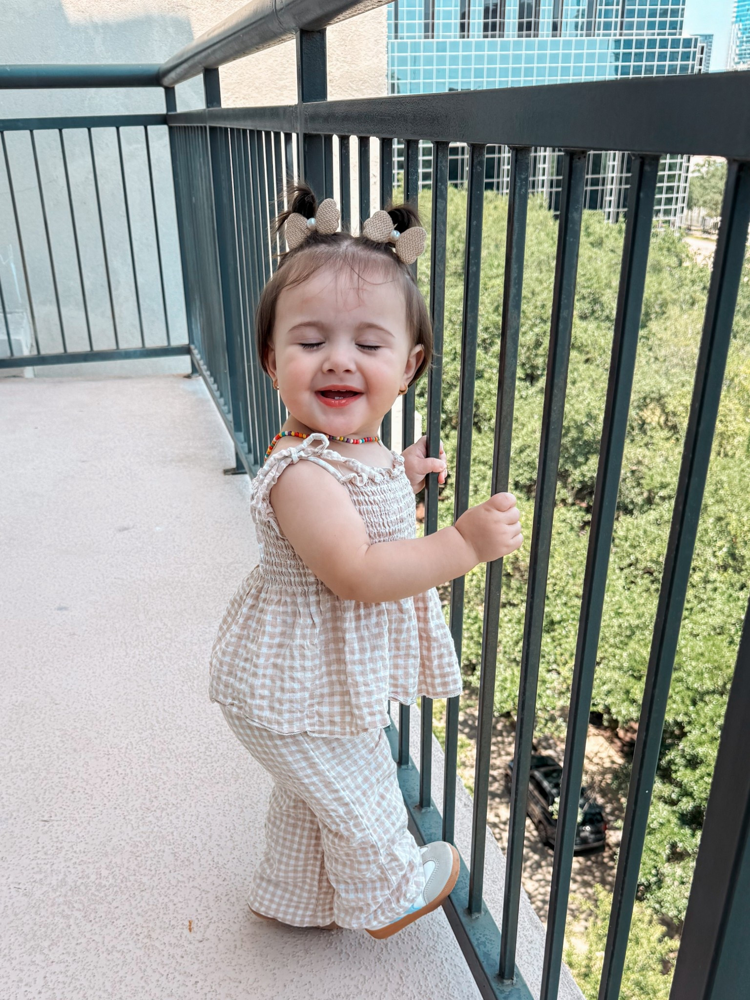 Her little outfit is from Amazon and her sneakers are from Marshall’s 
Set is true to size, but her pants are a little long so I roll them up 

Baby Girl 
Baby girl outfits 
Toddler outfit 
Toddler summer outfits 

#LTKKids #LTKBaby