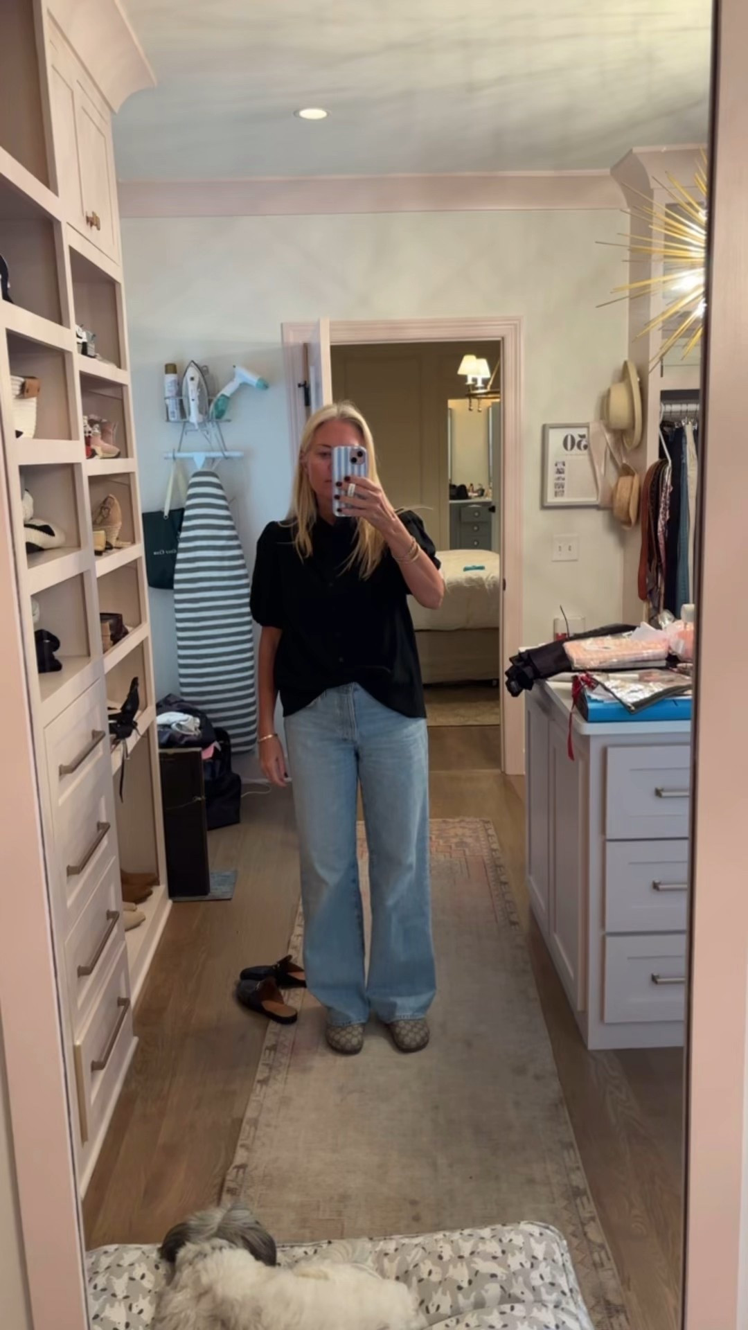 Adorable top. I’m wearing a medium but might exchange for a small. I’d say it runs big. 

#LTKOver40