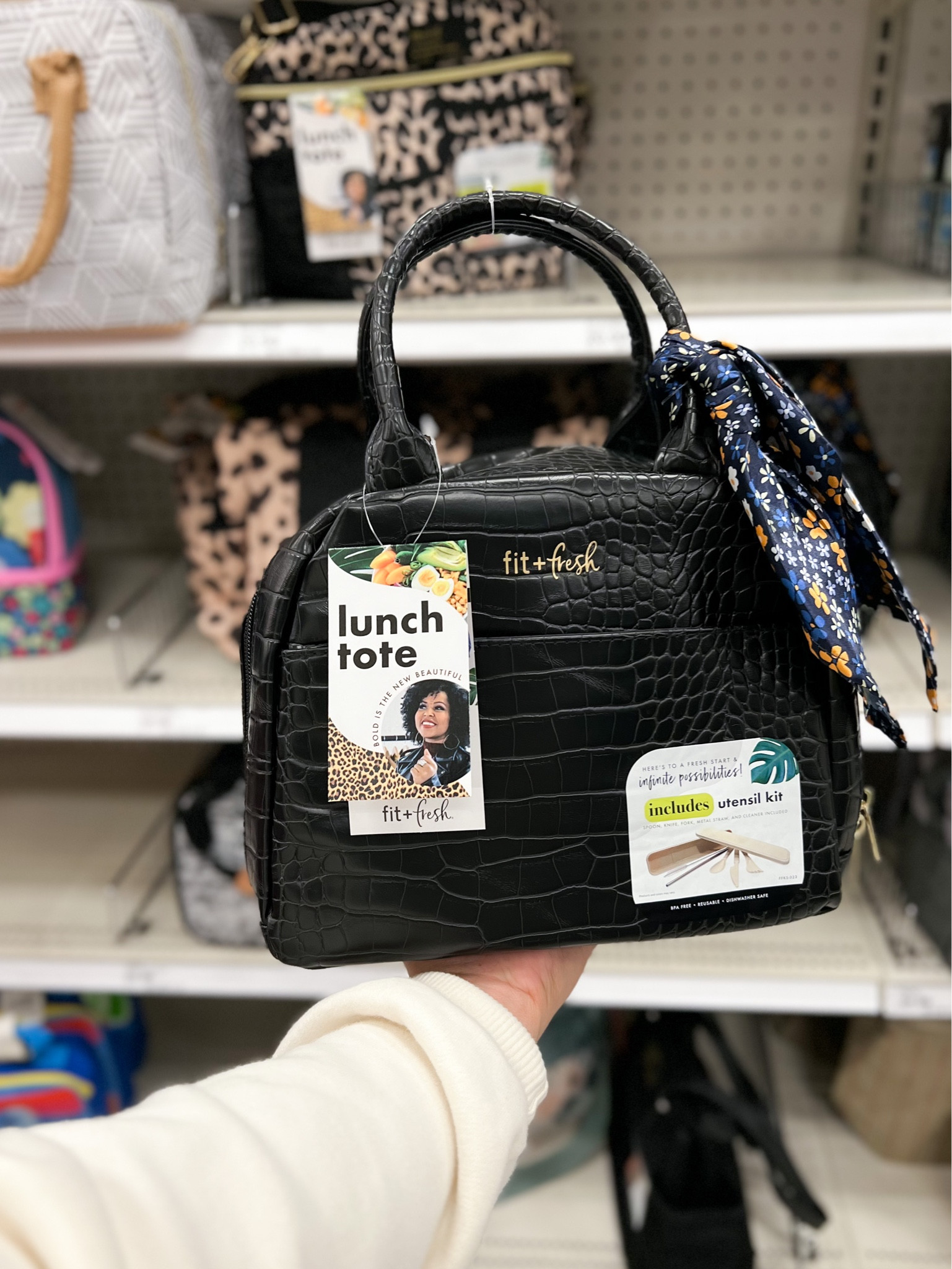 new beautiful lunch tote 🖤 

lunches, tote, handbag, target style, lunch bag 

#LTKunder50 #LTKfit #LTKstyletip