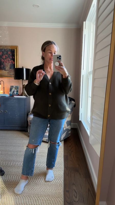 Abercrombie is doing a BIG sale right now for the end of 2023/start of 2024 and jeans are the best thing to buy. I own their regular styles AND maternity, and love both. For maternity jeans, I get my prepregnancy size in the short length (I’m 5’1”). In regular styles, I get the Curve Love fit in whatever style I’m buying (more room in bum and thighs), my regular size, and the short length. Make sure to snag a pair on sale! 

#LTKfindsunder100 #LTKsalealert #LTKSeasonal