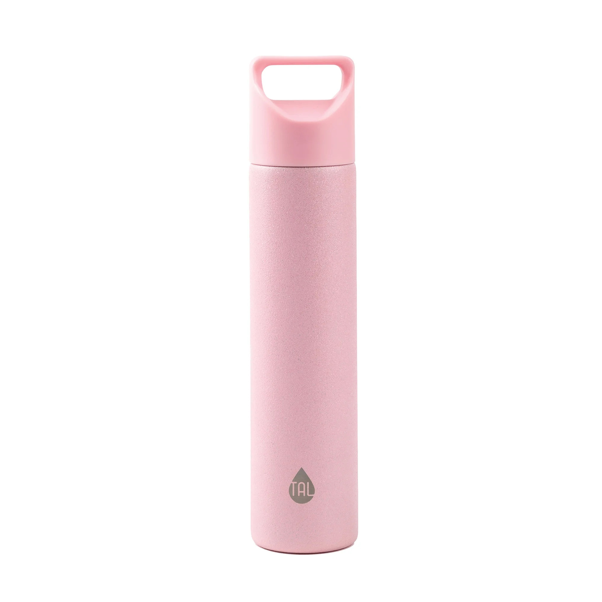 TAL Mini Tumbler 10 oz Pink Solid Print Stainless Steel Water Bottle with Screw Cap | Walmart (US)
