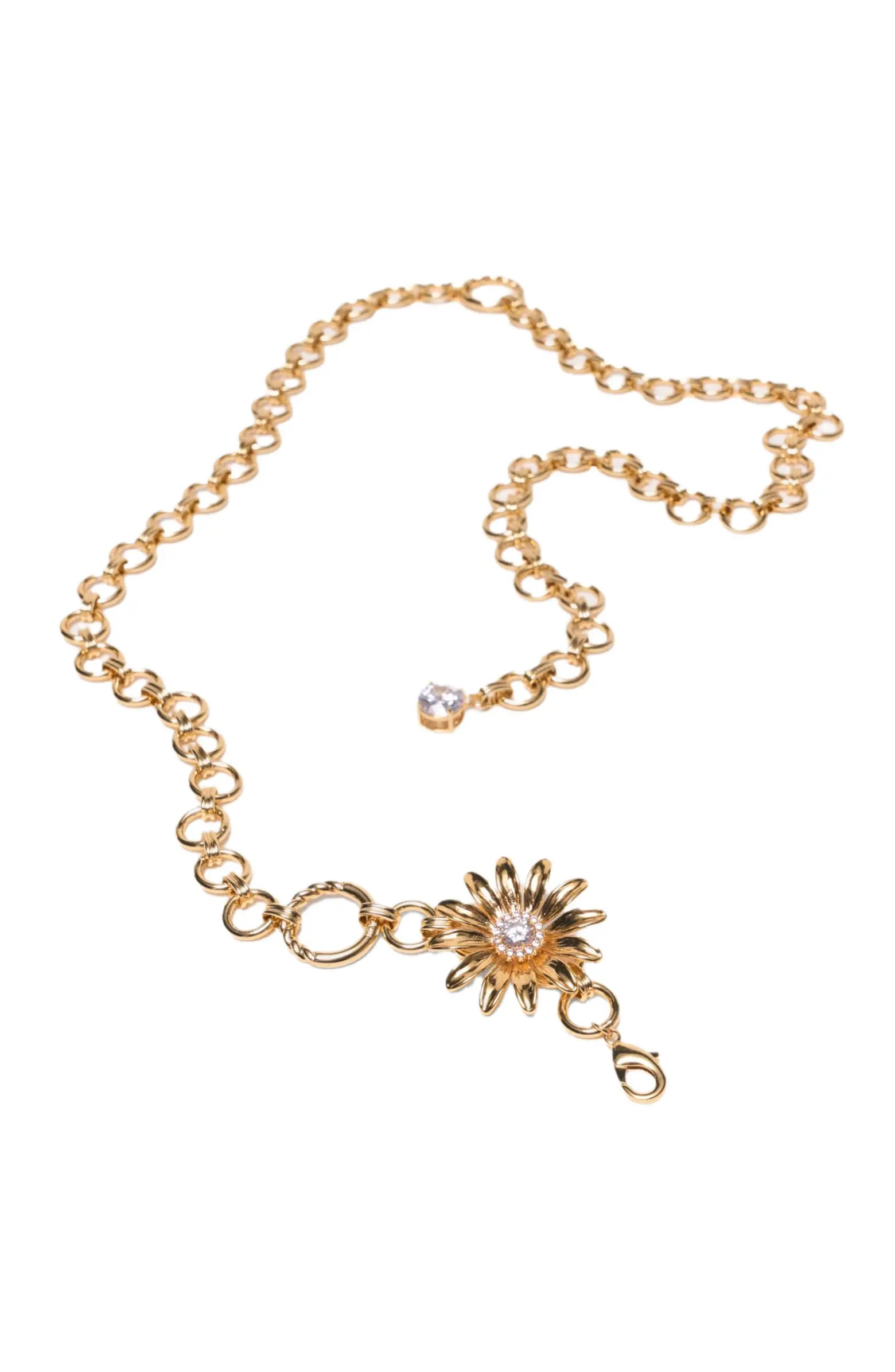 Chain belt with flowers | Nordstrom