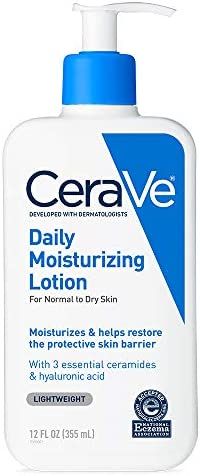 CeraVe Daily Moisturizing Lotion for Dry Skin | Body Lotion & Facial Moisturizer with Hyaluronic ... | Amazon (US)