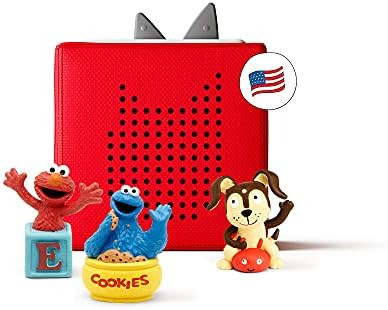 Toniebox Starter Set with Cookie Monster, Elmo, and Playtime Puppy - Imagination Building, Screen... | Amazon (US)
