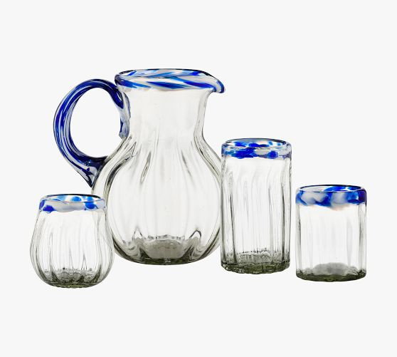 Optic Ocean Recycled Drinkware Collection | Pottery Barn (US)