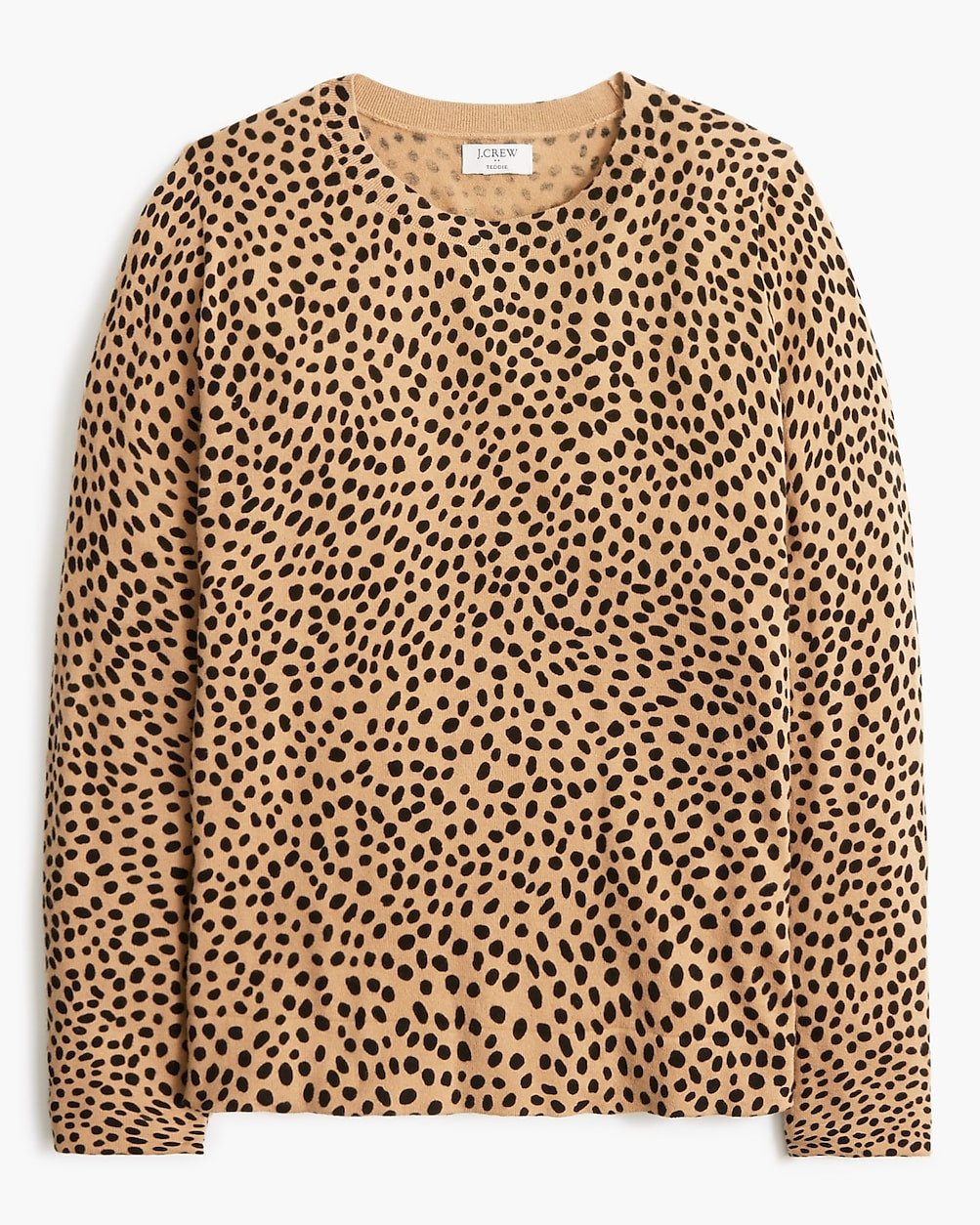 Cheetah Teddie sweater | J.Crew Factory