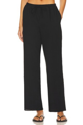 SNDYS Linen Pants in Black from Revolve.com | Revolve Clothing (Global)