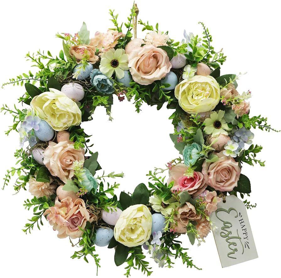 Happy Easter Floral Wreath by Ashland® | Amazon (US)