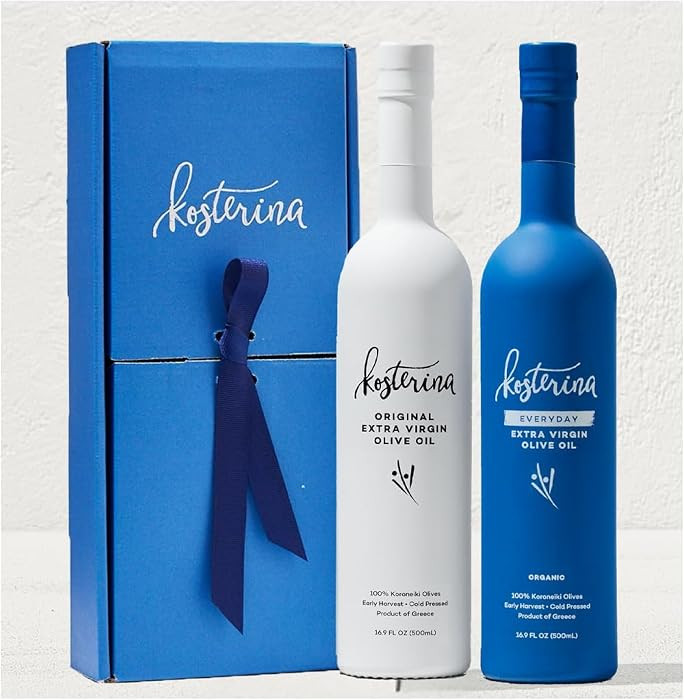 Kosterina Extra Virgin Olive Oil Gift Set | Polyphenol Rich Greek Olive Oil, Cold-Pressed EVOO, E... | Amazon (US)