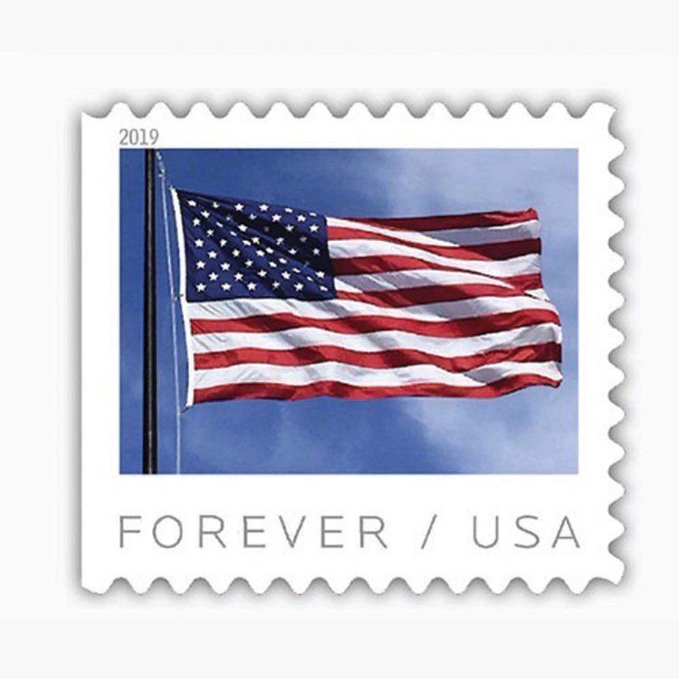 U.S. Flag 1 Roll of 100 USPS Forever First Class Postage Stamps 2018 | Walmart (US)