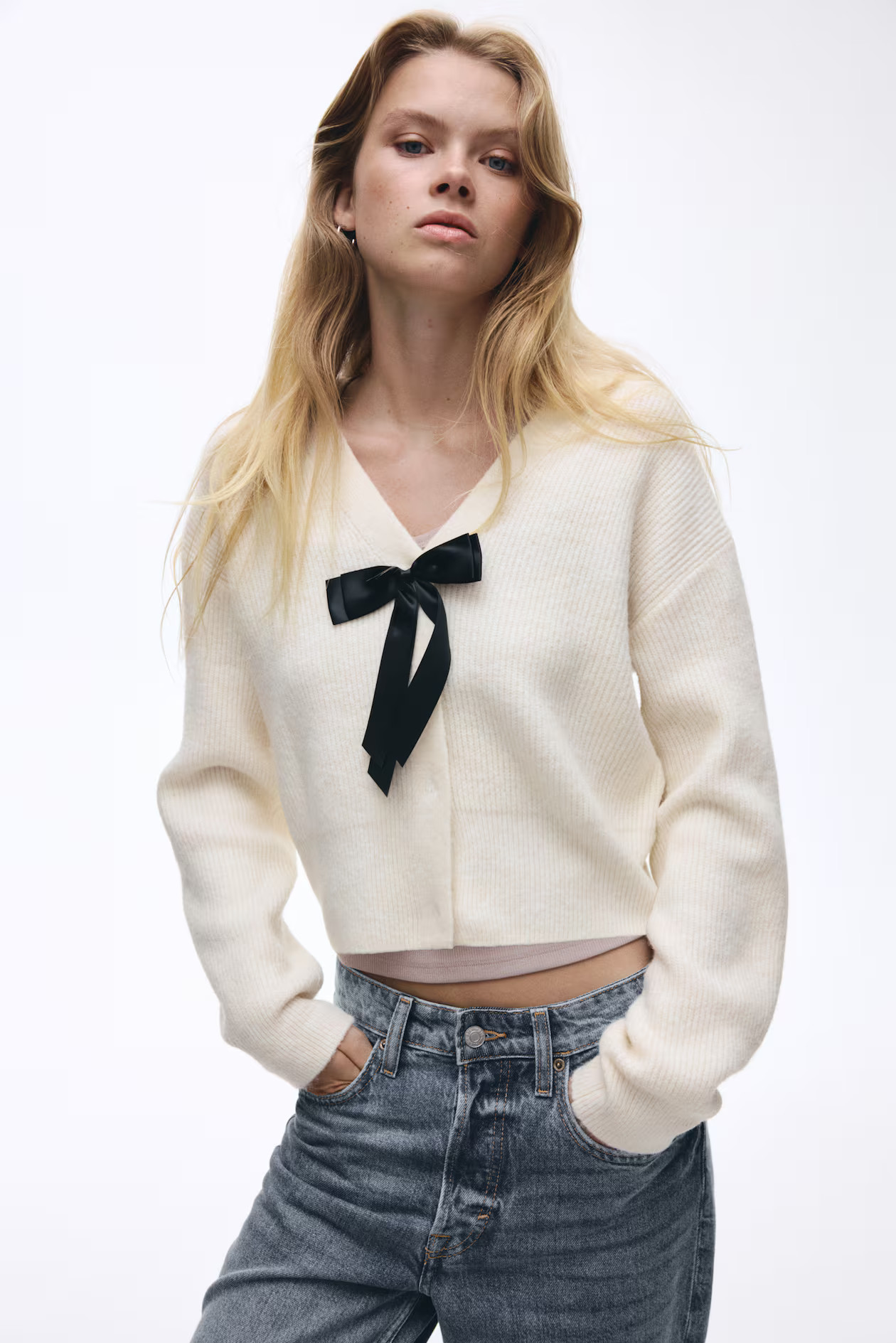 Rib-Knit Cardigan | H&M (US + CA)