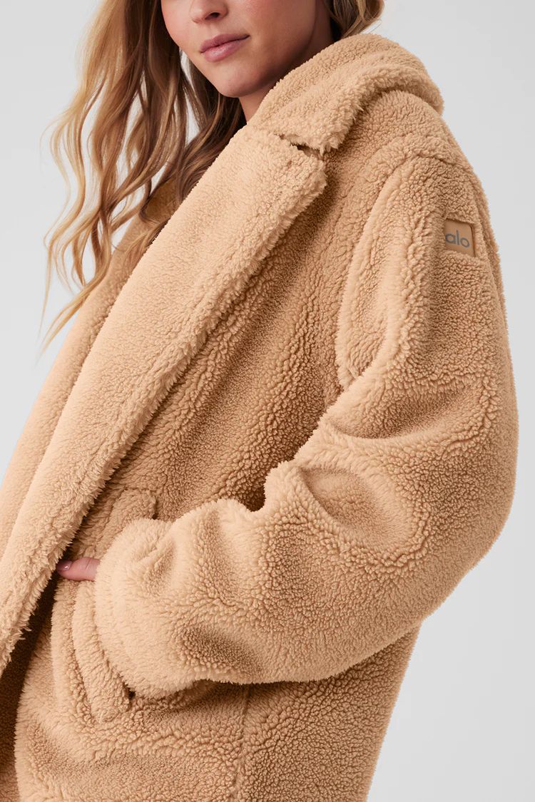 Oversized Sherpa Trench - Camel | Alo Yoga