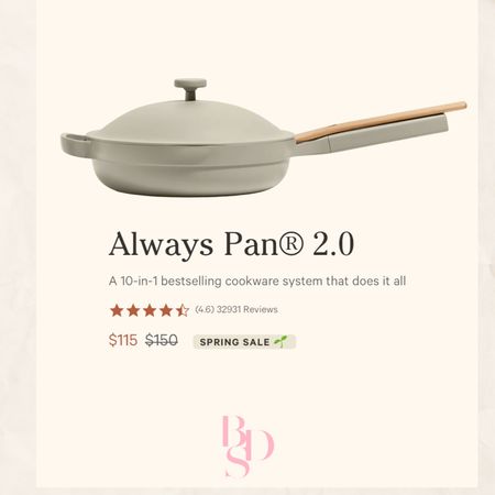 Always Pan 2.0 is on sale! 

Spring sale, our place, always pan, kitchen essentials, Mother’s Day gift ideas, gift ideas 

#LTKFind #LTKhome #LTKGiftGuide